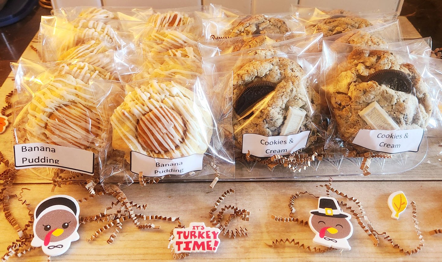 THANKSGIVING DAY SPECIAL - 2 Dozen of 2 Cookie Flavors (Pickup Only)